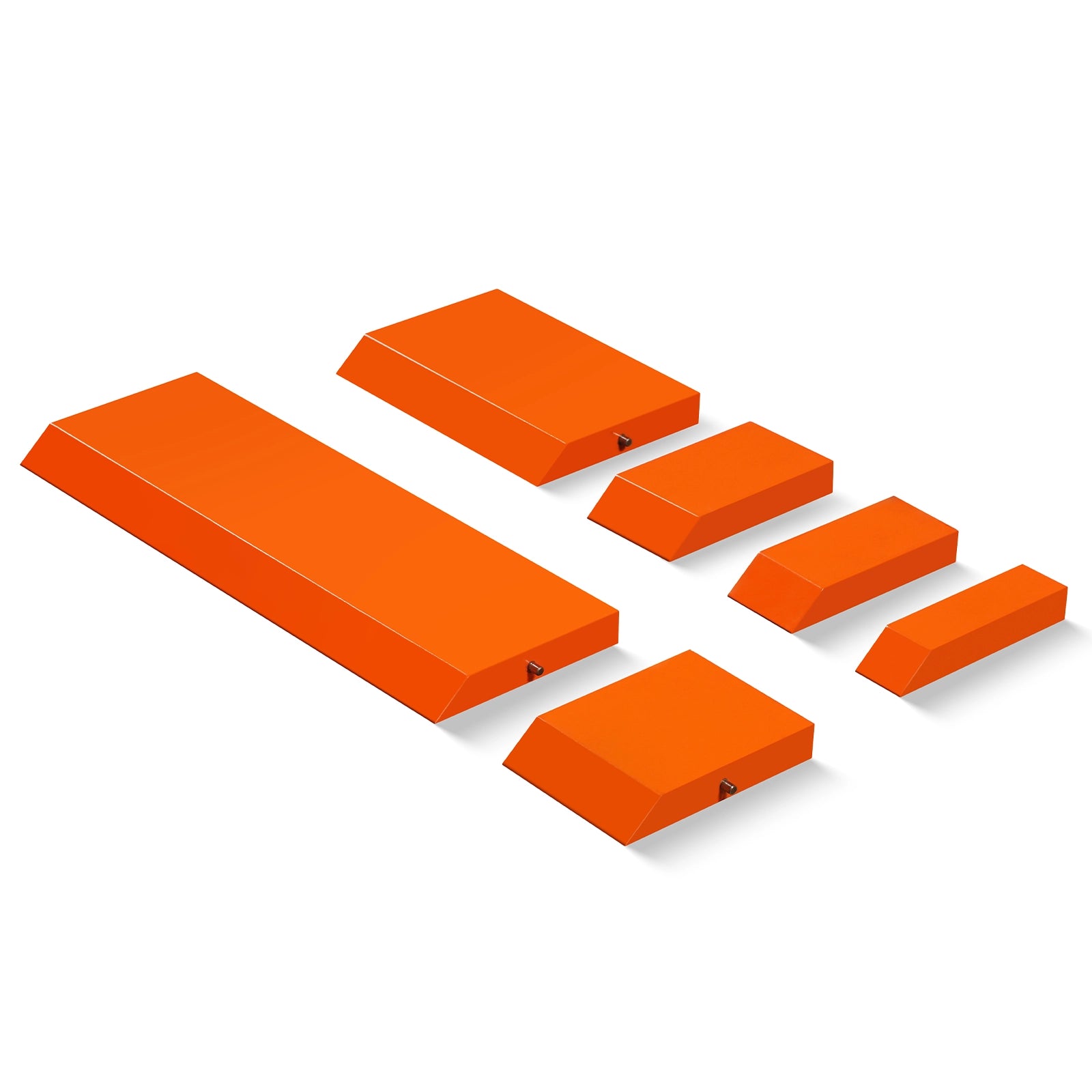 Segmented Clamp Bars Lengths: 0.98(25mm), 1.48(37.5mm), 2.07(52.5mm), 2.76(70mm), 5.51(140mm), 11.02(280mm) inch for SKU: 500001 | Model: MSMB1250E