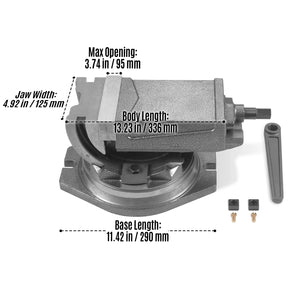Tilt & Swivel Milling Vise QKH125MM for SKU: 500204 | Model: VM32L SKU: 500205 | Model: VM32LD