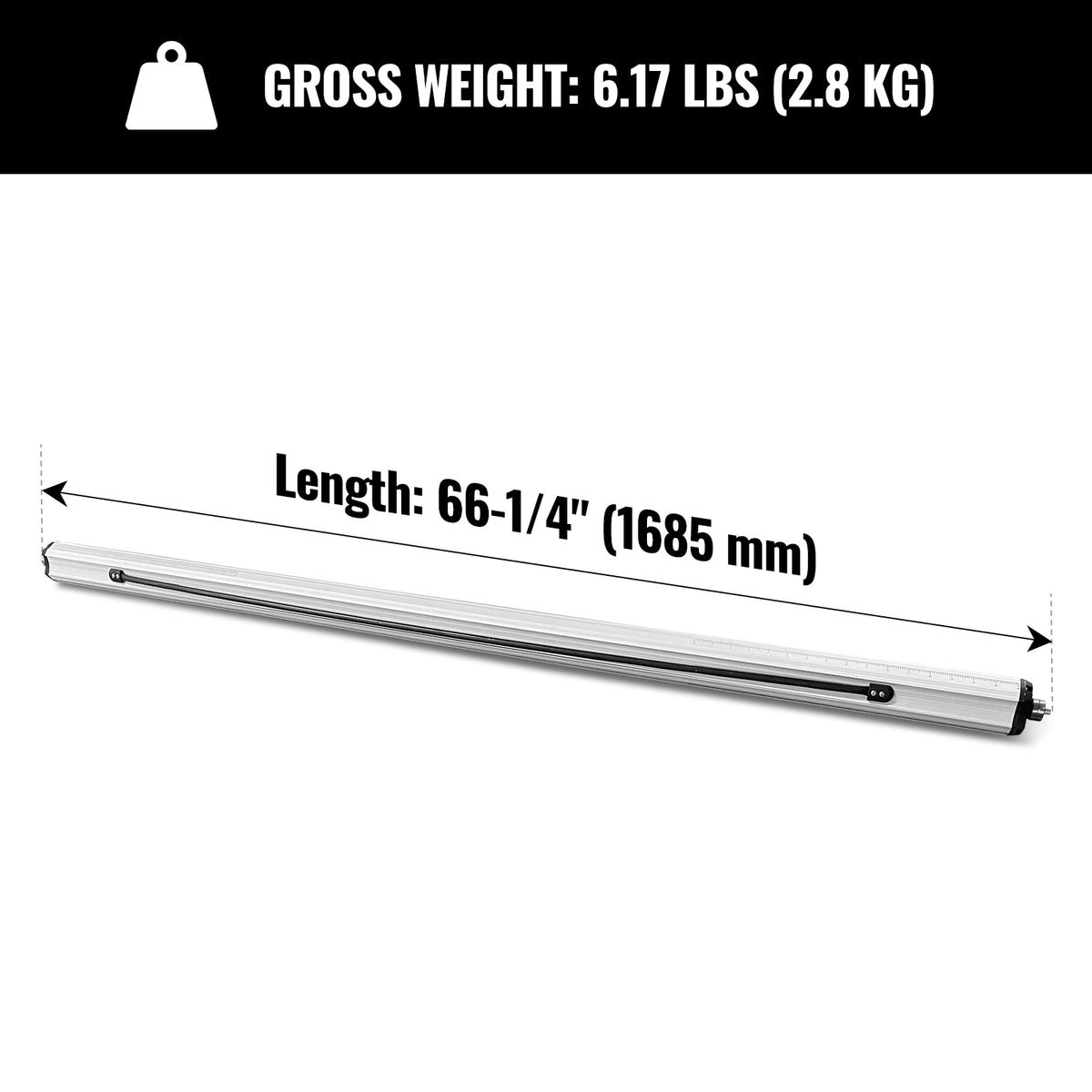 Pneumatic Laminator Machine Aluminum rod for SKU: 501014, 501021