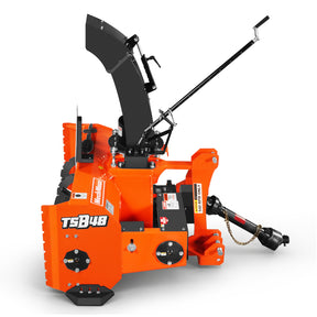 48" 3 Point PTO Snow Blower 20" Impeller Diameter 360° Snow Chute (PTO Shaft Included with Slip Clutch),  15-35 HP,  TSB48T