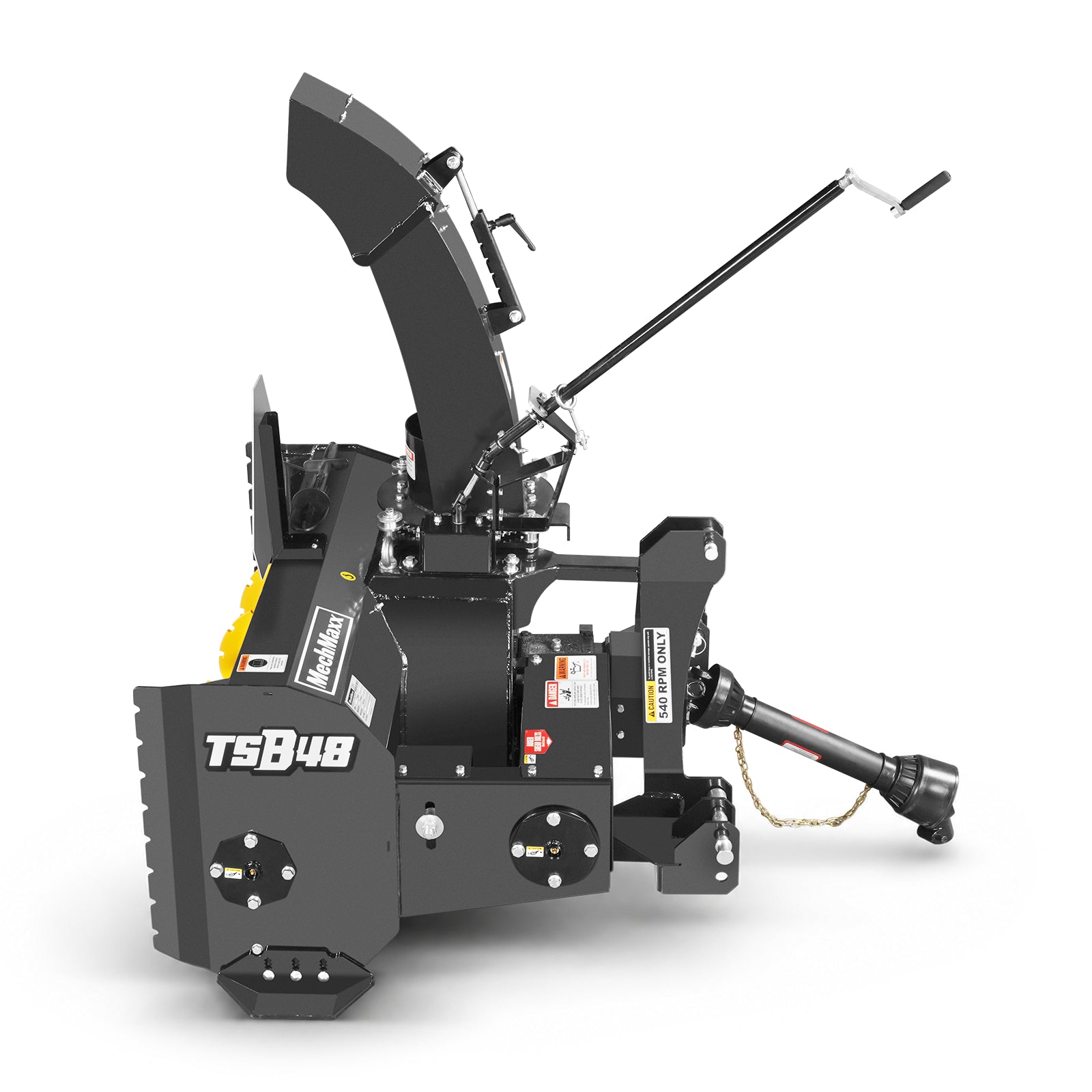 48" 3 Point PTO Snow Blower 20" Impeller Diameter 360° Snow Chute (PTO Shaft Included with Slip Clutch),  15-35 HP,  TSB48