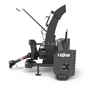 48" 3 Point PTO Snow Blower 20" Impeller Diameter 360° Snow Chute (PTO Shaft Included with Slip Clutch),  15-35 HP,  TSB48