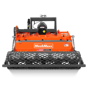 48 in Stone Burier Reverse Rotary Tiller, 3 Point Hitch Cat.1, Chain Drive, PTO Shaft Included with Slip Clutch, 20–45 HP, RSB48