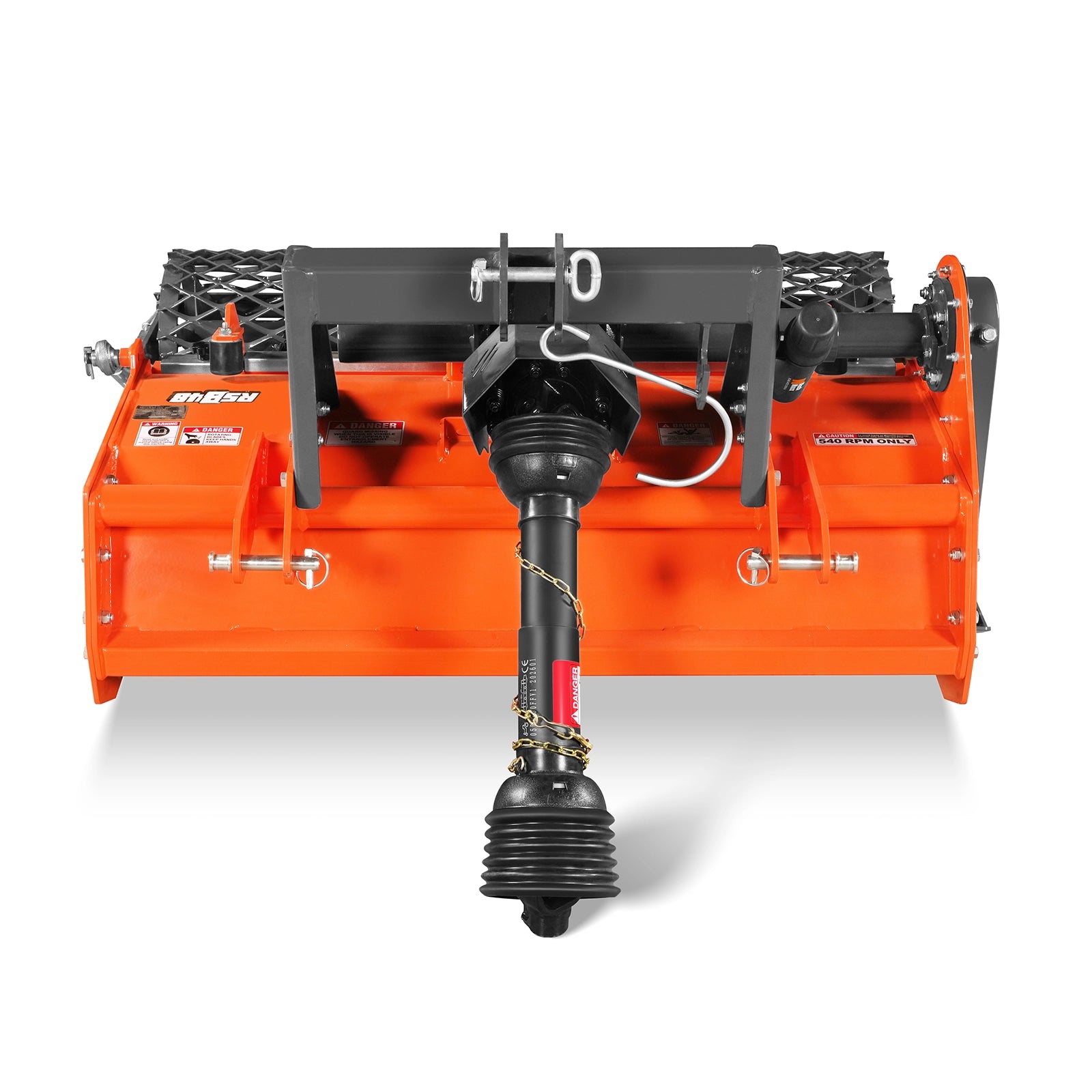 48 in Stone Burier Reverse Rotary Tiller, 3 Point Hitch Cat.1, Chain Drive, PTO Shaft Included with Slip Clutch, 20–45 HP, RSB48