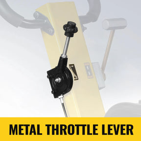 9 HP Reversible Plate Compactor with Wheel Kit and Extension Plates, 6750 lb Centrifugal Force, PC180Z
