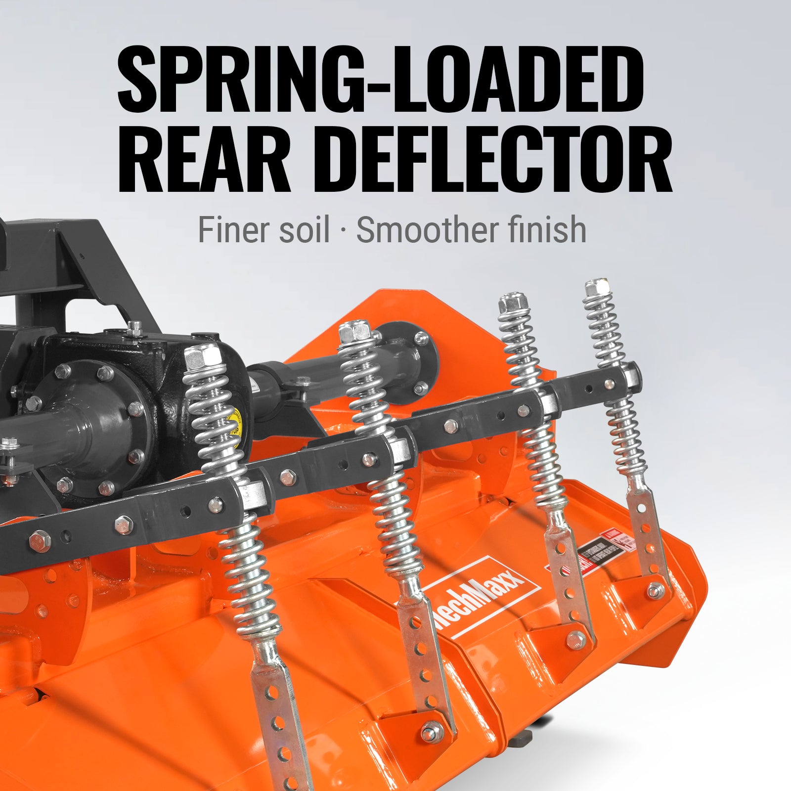 90 in Heavy Duty Rotary Tiller, 3 Point Hitch Cat.2, Gear Drive, PTO Shaft Included with Slip Clutch, 50–90 HP, HRT90