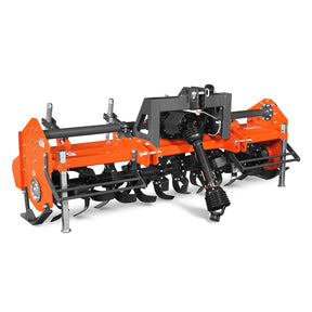 90 in Heavy Duty Rotary Tiller, 3 Point Hitch Cat.2, Gear Drive, PTO Shaft Included with Slip Clutch, 50–90 HP, HRT90
