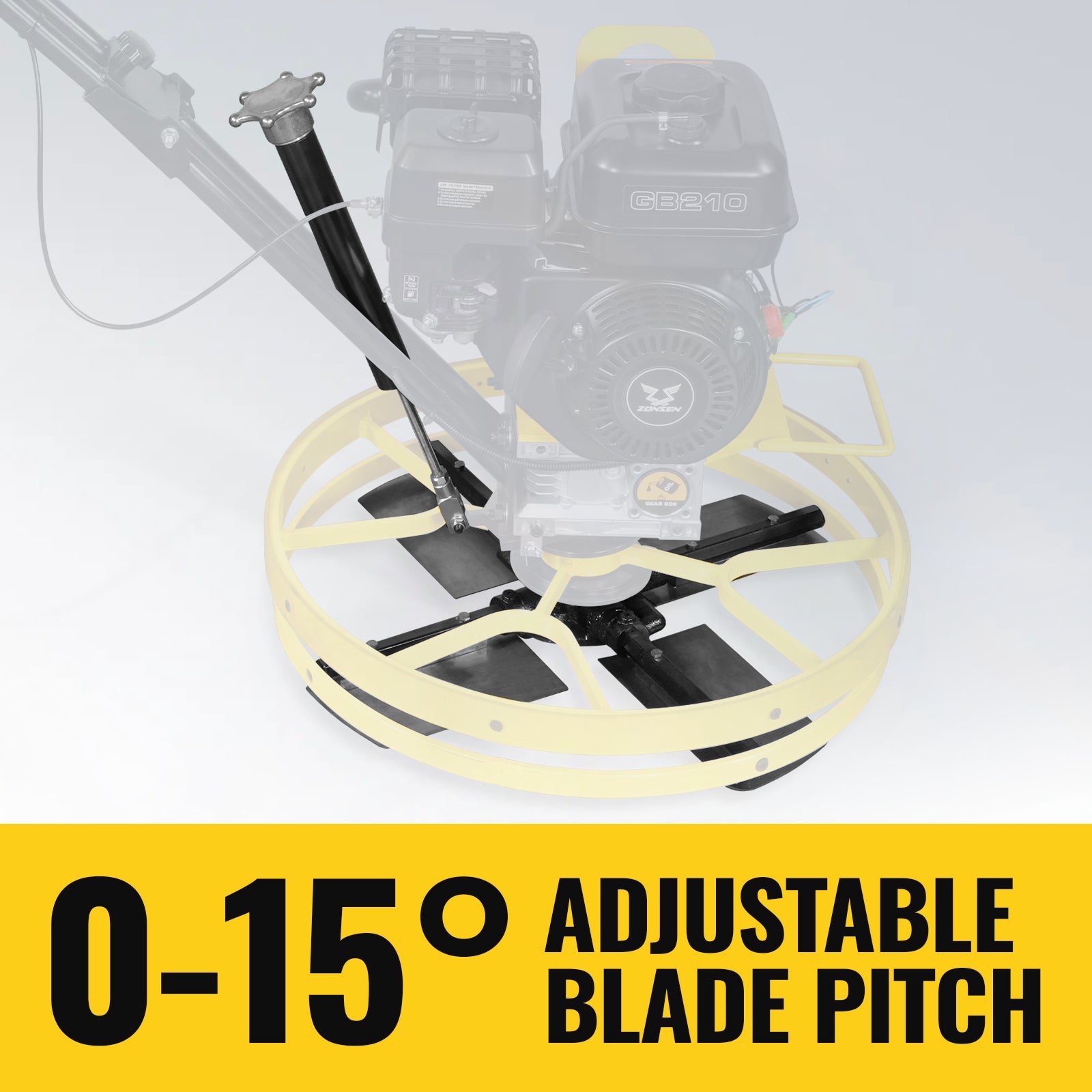 5.8 HP 23 in Walk-Behind Concrete Power Trowel with Blades and Float Pan, PT22Z