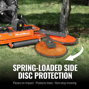 60 in Orchard Finish Mower, 3 Point Hitch Cat.1, Hydraulic Offset, PTO Shaft Included with Shear Bolt, 20–45 HP, FMS60