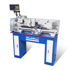 1.5‘’ Spindle Bore Metal Lathe Machine with DRO 10'' x 30'' High Precision Benchtop 0-2000 RPM  Variable Speed Metal Working Machine 1.5HP Small Lathe without Stand