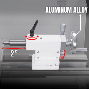 1.5‘’ Spindle Bore Metal Lathe Machine with DRO 10'' x 30'' High Precision Benchtop 0-2000 RPM  Variable Speed Metal Working Machine 1.5HP Small Lathe without Stand