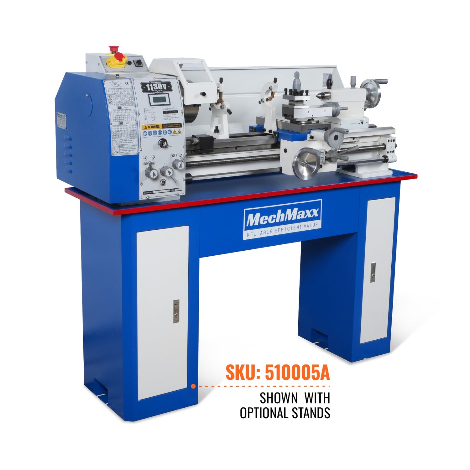 Metal Lathe Machine 11'' x 30'' High Precision Benchtop Brushless Moto