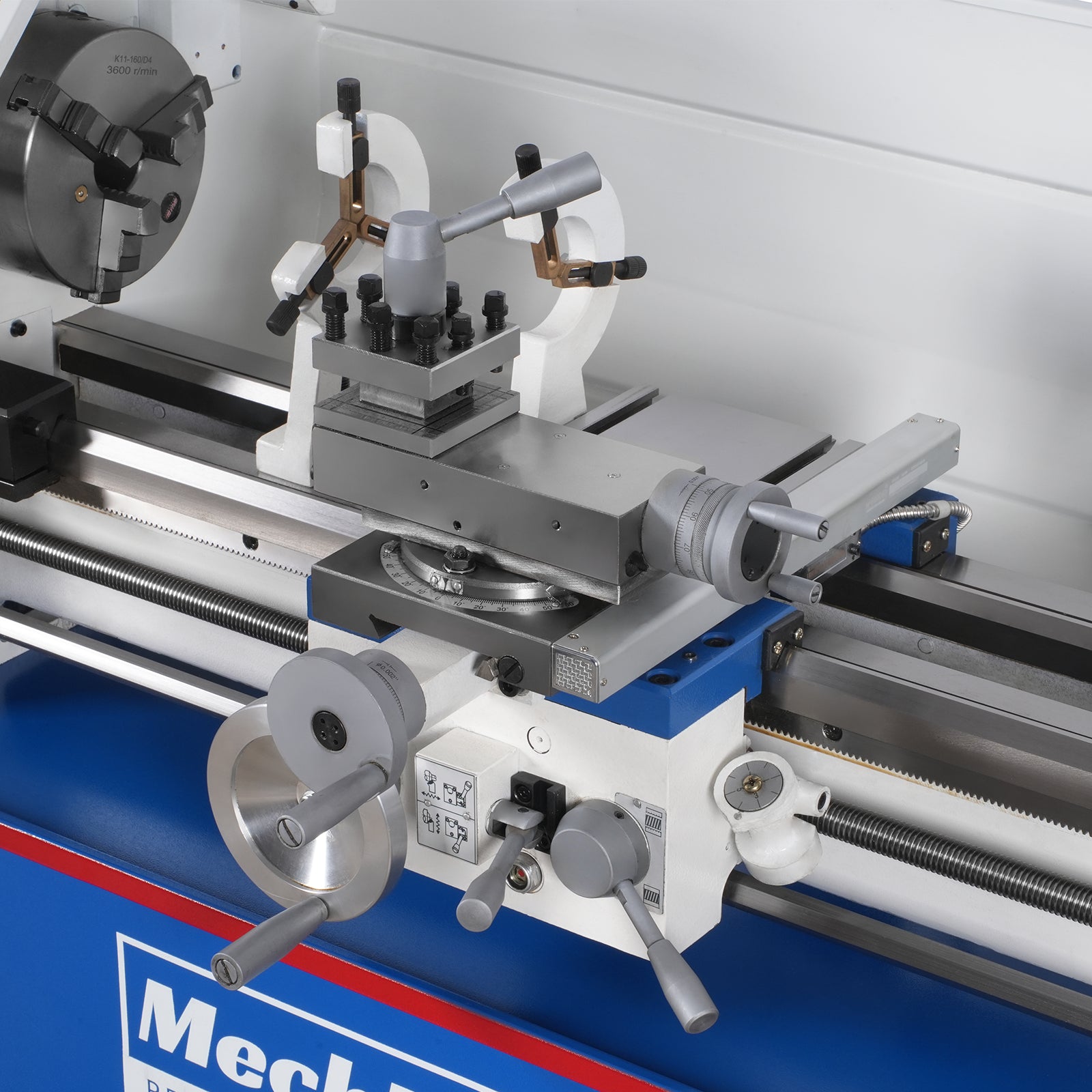 Metal Lathe Machine with DRO 11'' x 30'' High Precision Benchtop 0-2000 RPM Brushless Motor Variable Speed Metal Working Machine 2HP Small Lathe with Stand 1130VD