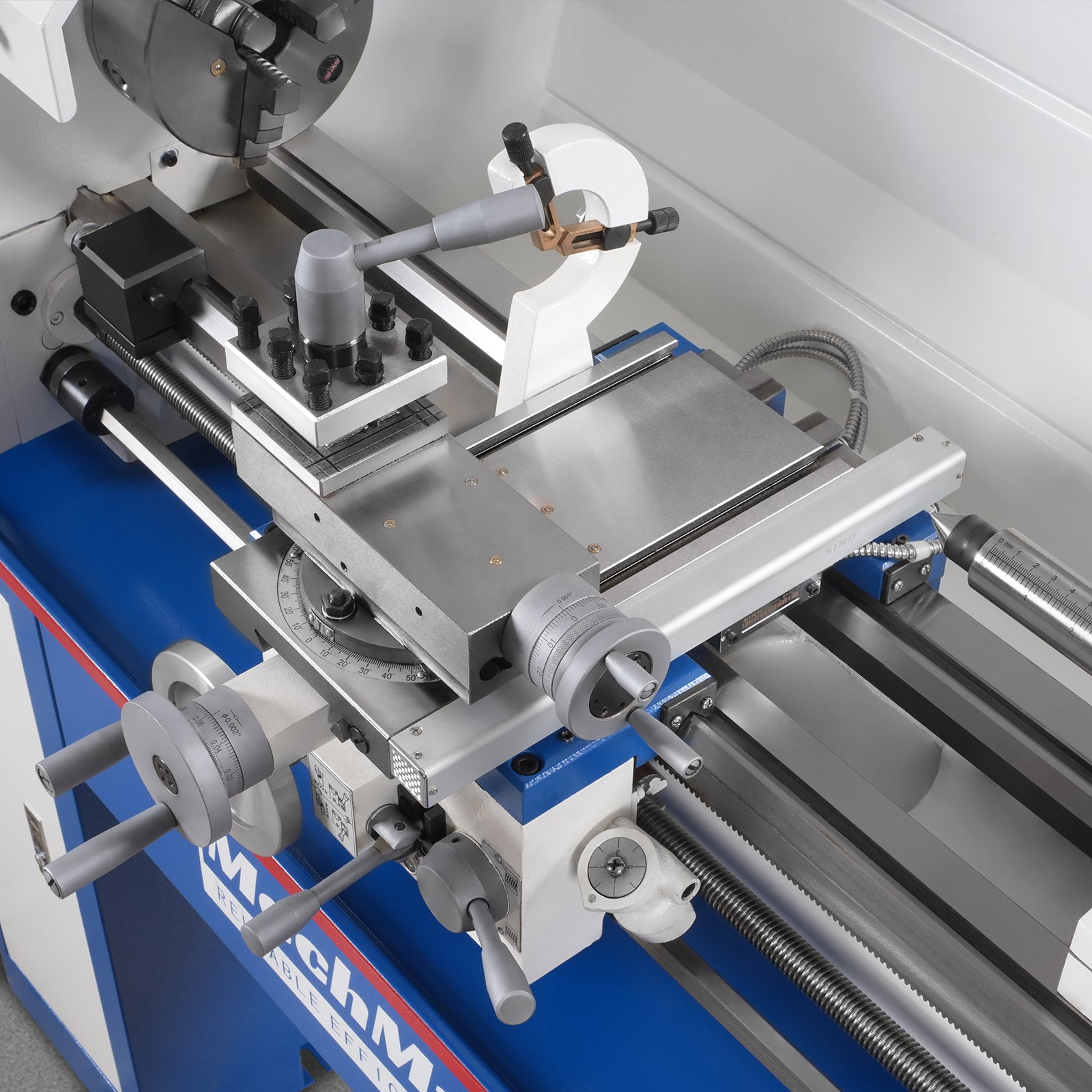 Metal Lathe Machine with DRO 11'' x 30'' High Precision Benchtop 0-2000 RPM Brushless Motor Variable Speed Metal Working Machine 2HP Small Lathe with Stand 1130VD