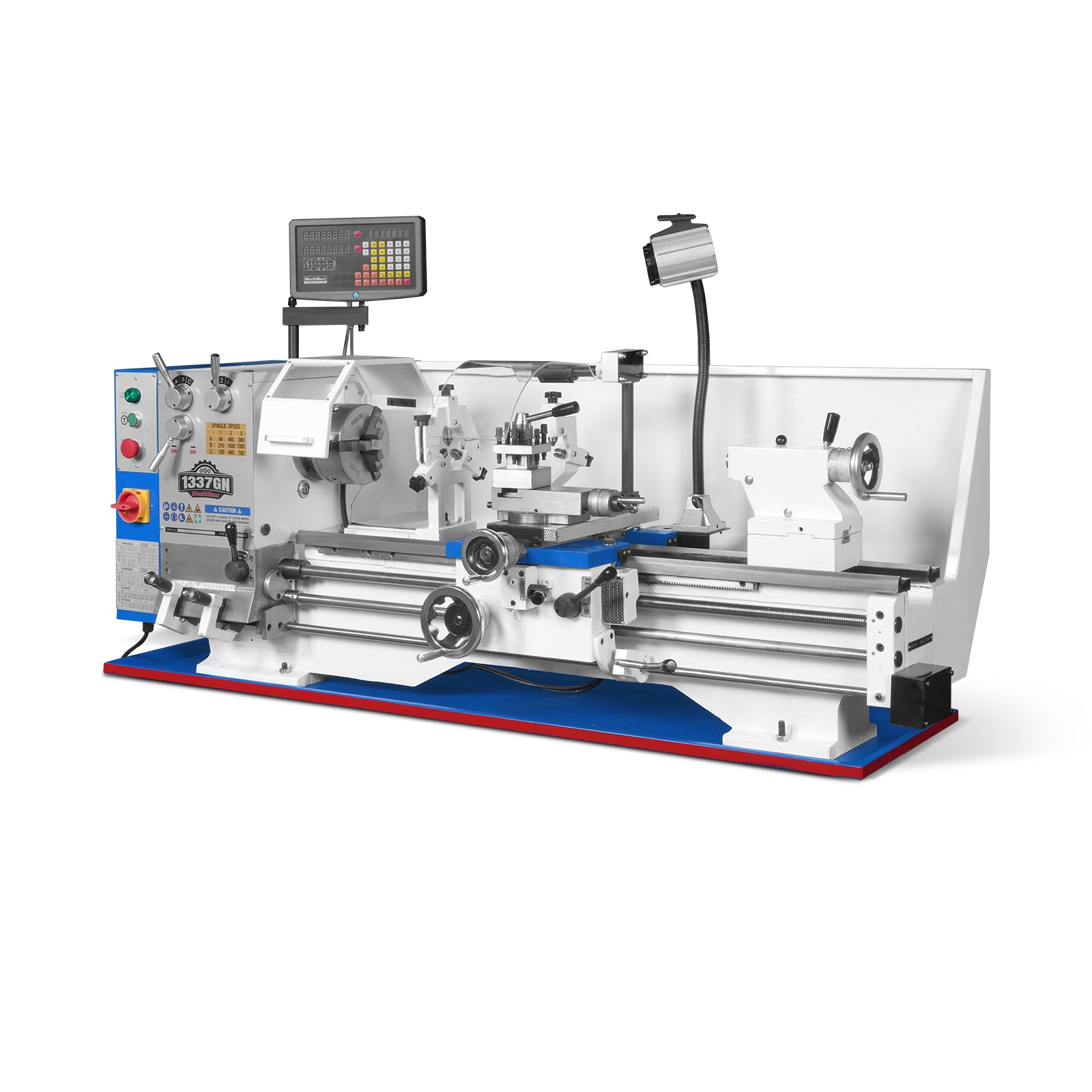 Full Norton Gear Box 13" x 37" Industrial Heavy Duty Bench Metal Lathe  1.5HP/1100W Metal Working Lathe High Precision 64-1500 RPM Variable Speed