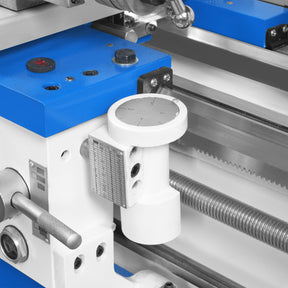 13" x 37" Industrial Heavy Duty Bench Metal Lathe 1.5HP/1100W Metal Working Lathe High Precision 64-1500 RPM Variable Speed with Four-axis sliding system