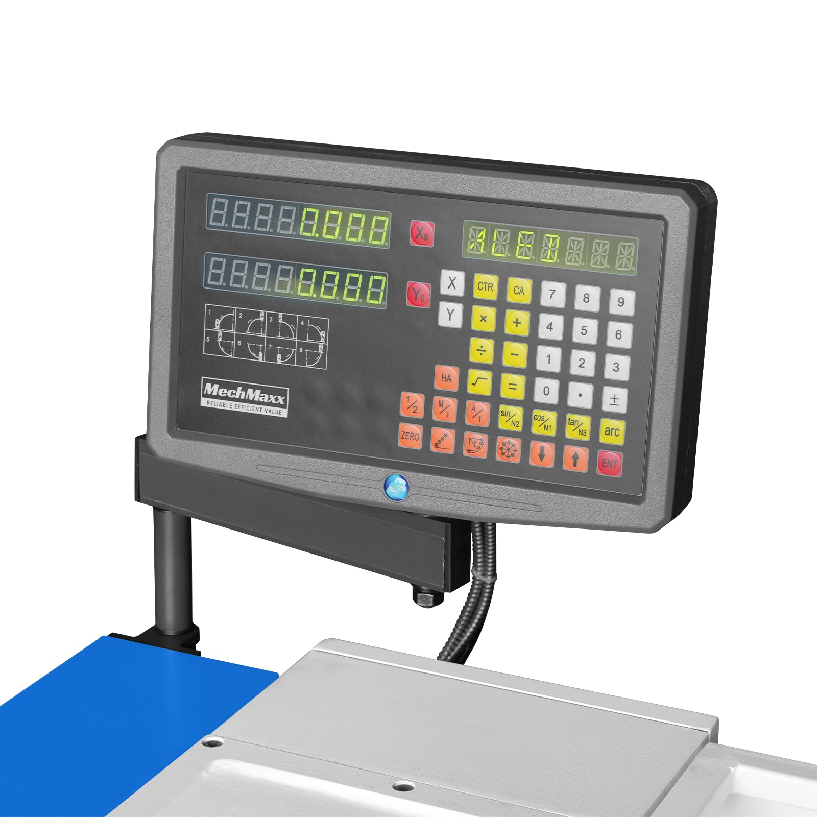 13" x 37" Industrial Heavy Duty Bench Metal Lathe 1.5HP/1100W Metal Working Lathe High Precision 64-1500 RPM Variable Speed with Four-axis sliding system