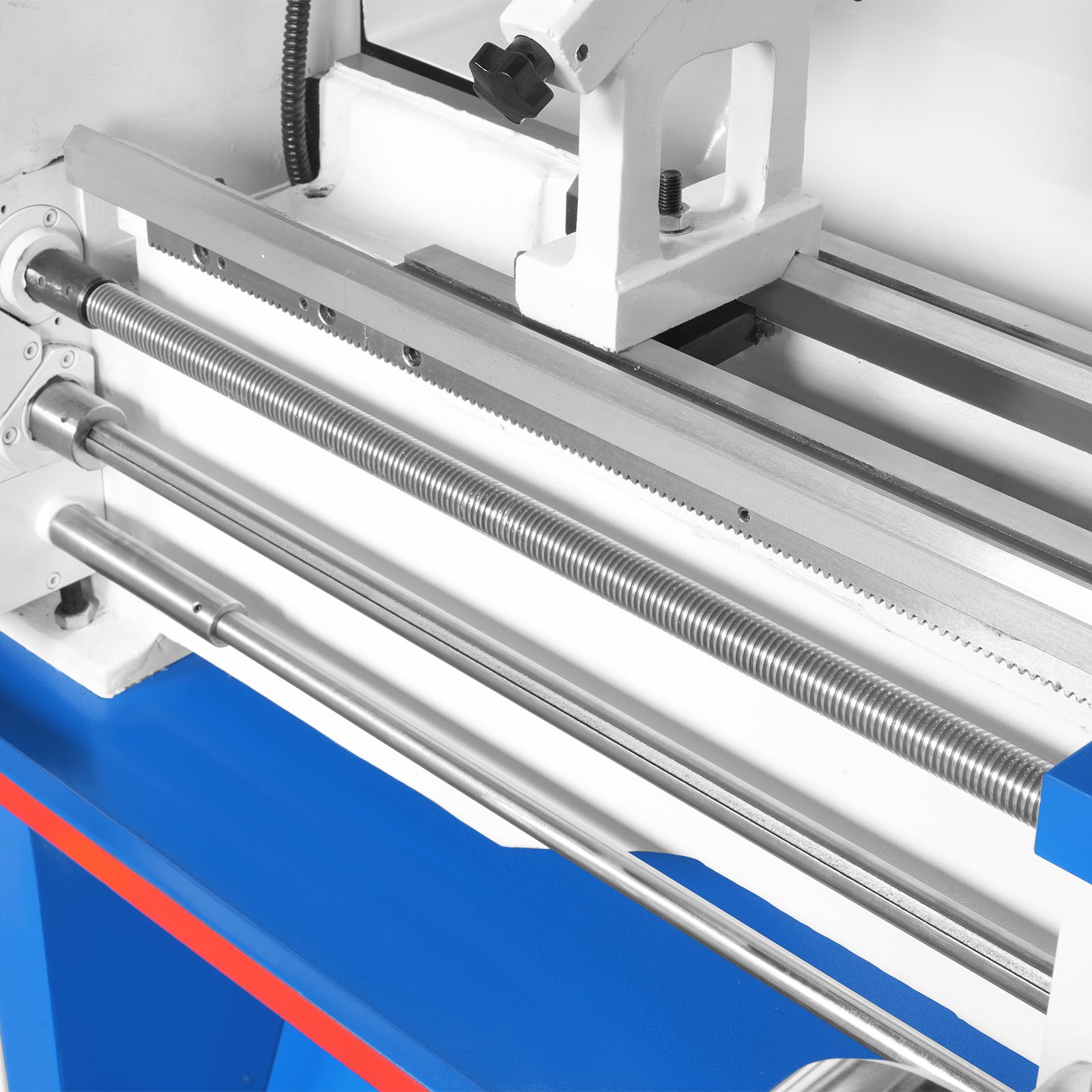 13" x 37" Industrial Heavy Duty Bench Metal Lathe 1.5HP/1100W Metal Working Lathe with Stand, High Precision 64-1500 RPM Variable Speed with Four-axis sliding system 1337G4