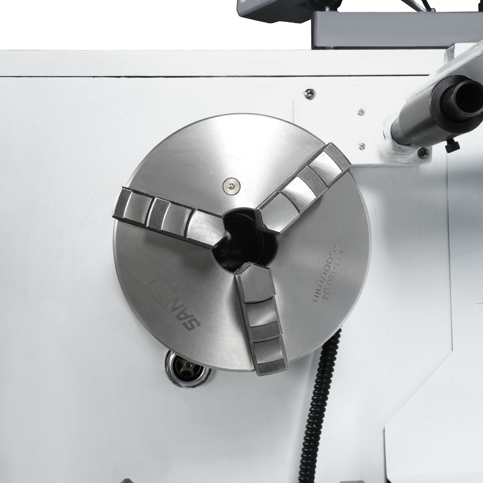 13" x 37" Industrial Heavy Duty Bench Metal Lathe 1.5HP/1100W Metal Working Lathe High Precision 64-1500 RPM Variable Speed with Four-axis sliding system