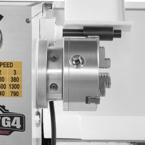 13" x 37" Industrial Heavy Duty Bench Metal Lathe 1.5HP/1100W Metal Working Lathe High Precision 64-1500 RPM Variable Speed with Four-axis sliding system