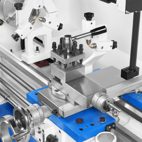 13" x 37" Industrial Heavy Duty Bench Metal Lathe 1.5HP/1100W Metal Working Lathe High Precision 64-1500 RPM Variable Speed with Four-axis sliding system