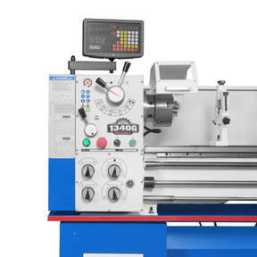 13" x 40" Industrial Heavy Duty Bench Metal Lathe 2HP/1500W Metal Working Lathe High Precision 70-2000 RPM Variable Speed with Four-axis sliding system