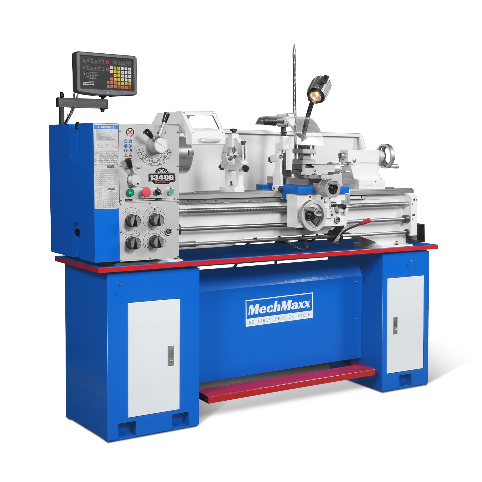 13" x 40" Industrial Heavy Duty Bench Metal Lathe 2HP/1500W Metal Working Lathe High Precision 70-2000 RPM Variable Speed with Four-axis sliding system