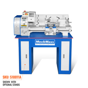 10'' x 22'' Industrial Metal Lathe Machine High Precision Benchtop 1.5HP Brushless Motor 0-2000 RPM Variable Speed Metal Working Machine Small Lathe without Stand