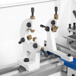 10'' x 22'' Industrial Metal Lathe Machine with DRO High Precision Benchtop 1.5HP Brushless Motor 0-2000 RPM Variable Speed Metal Working Machine Small Lathe without Stand