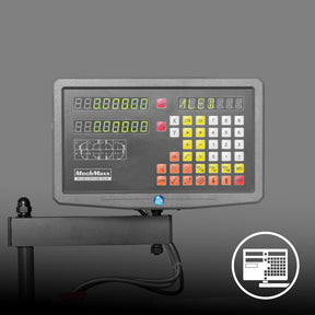 10'' x 22'' Industrial Metal Lathe Machine with DRO High Precision Benchtop 1.5HP Brushless Motor 0-2000 RPM Variable Speed Metal Working Machine Small Lathe without Stand