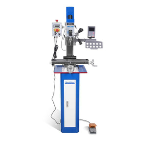 6"x20'' Benchtop Mill Drill Machine with DRO Brushless Motor, Variable Speed, R8 Spindle, 1 HP, 110V, Compact Milling Drilling Tool for Garage Shop, DIY Metalworking with Stand VM18LD