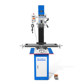 8-1/4"x33'' Industrial Benchtop Mill Drill Machine Brushless Motor, Variable Speed, R8 Spindle, 2 HP, 110V, Compact Milling Drilling Tool for Garage Shop, DIY Metalworking with Stand VM32L