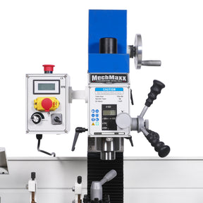2 HP 11'' x 30'' Combination Lathe Milling Drilling Machine, 1.5'' Spindle Bore, 0-2000 RPM Variable Speed, High Precision Benchtop Lathe for Metalworking – Without Stand