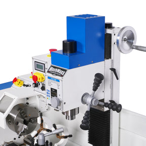 2 HP 11'' x 30'' Combination Lathe Milling Drilling Machine Brushless Motor, 1.5'' Spindle Bore, 0-2000 RPM Variable Speed, High Precision Benchtop Lathe for Metalworking – Without Stand