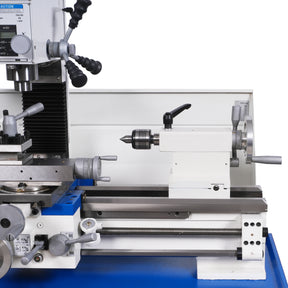 2 HP 11'' x 30'' Combination Lathe Milling Drilling Machine, 1.5'' Spindle Bore, 0-2000 RPM Variable Speed, High Precision Benchtop Lathe for Metalworking – Without Stand