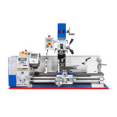 2 HP 11'' x 30'' Combination Lathe Milling Drilling Machine, 1.5'' Spindle Bore, 0-2000 RPM Variable Speed, High Precision Benchtop Lathe for Metalworking – Without Stand