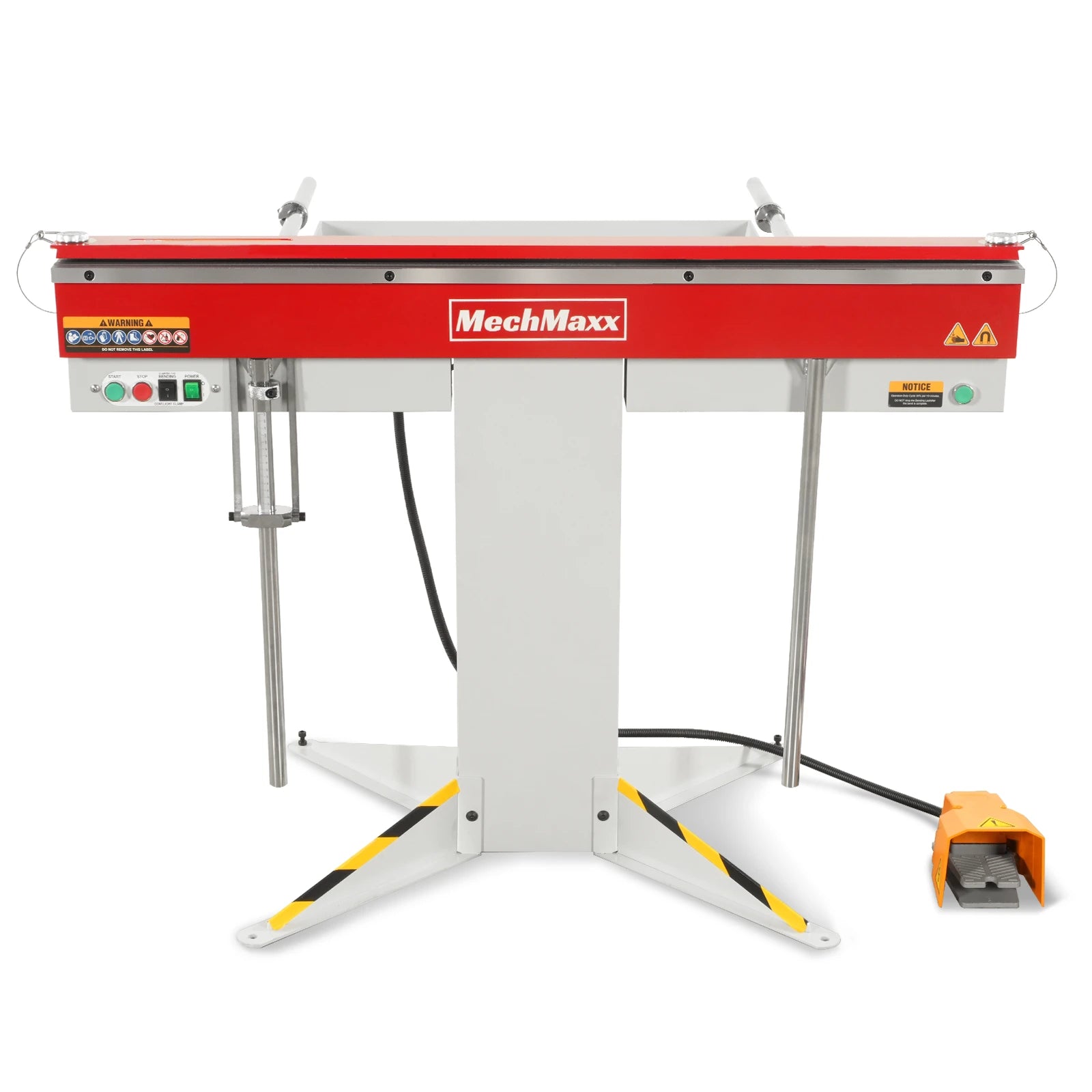 48'' Industrial Magnetic Pan and BOX Heavy Duty Sheet Metal Brake 20 Gauge Capacity Shear Press Brake,  MSMB1250E-R