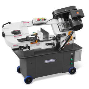 7" x 12" Metal Band Saw, 1.5 HP 115V/230V Dual Voltage 4-Speed Horizontal Vertical Bandsaw with Hydraulic Downfeed, Coolant System & Adjustable Angle Cutting for Steel, Aluminum, Pipe & Structural Metal BS-712N