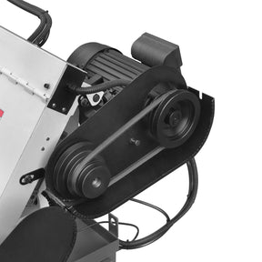 Metal Cutting Band Saw, 10" Round / 18"x5" Rectangular Capacity, 2HP 1.5kW Motor, 4-Speed (35-114 MPM), Horizontal Bandsaw with 0-45° Swivel, Hydraulic Downfeed, 230V 1PH 60Hz, Industrial Grade for Steel, Aluminum & Alloys BS-1018B