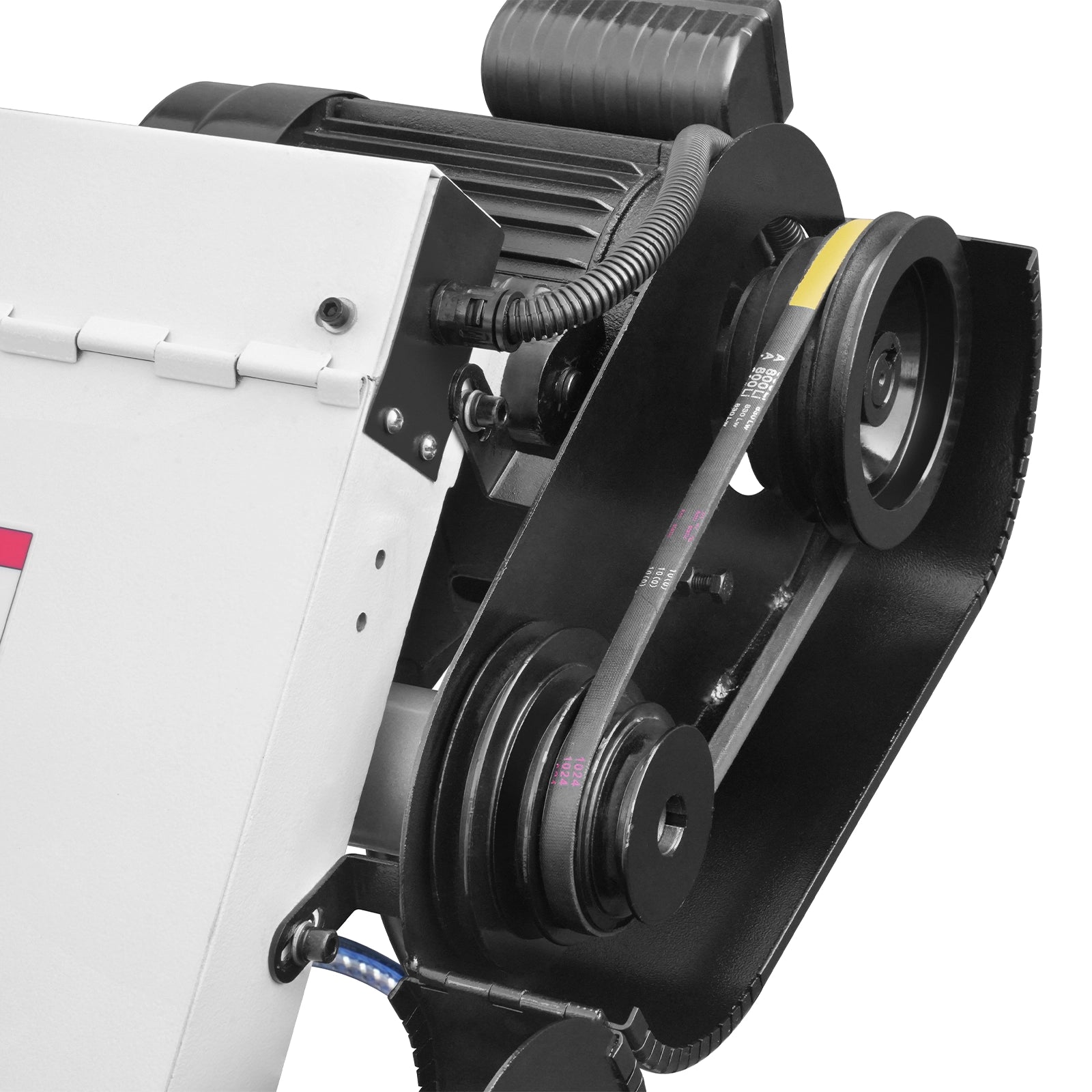 MechMaxx Metal Cutting Band Saw 10 Inch Horizontal Bandsaw 2HP 220V 60Hz 1PH 0‑45° Mitering Hydraulic Down Feed Built‑in Coolant System for Steel Aluminum Alloy Metal Fabrication BS-1018R