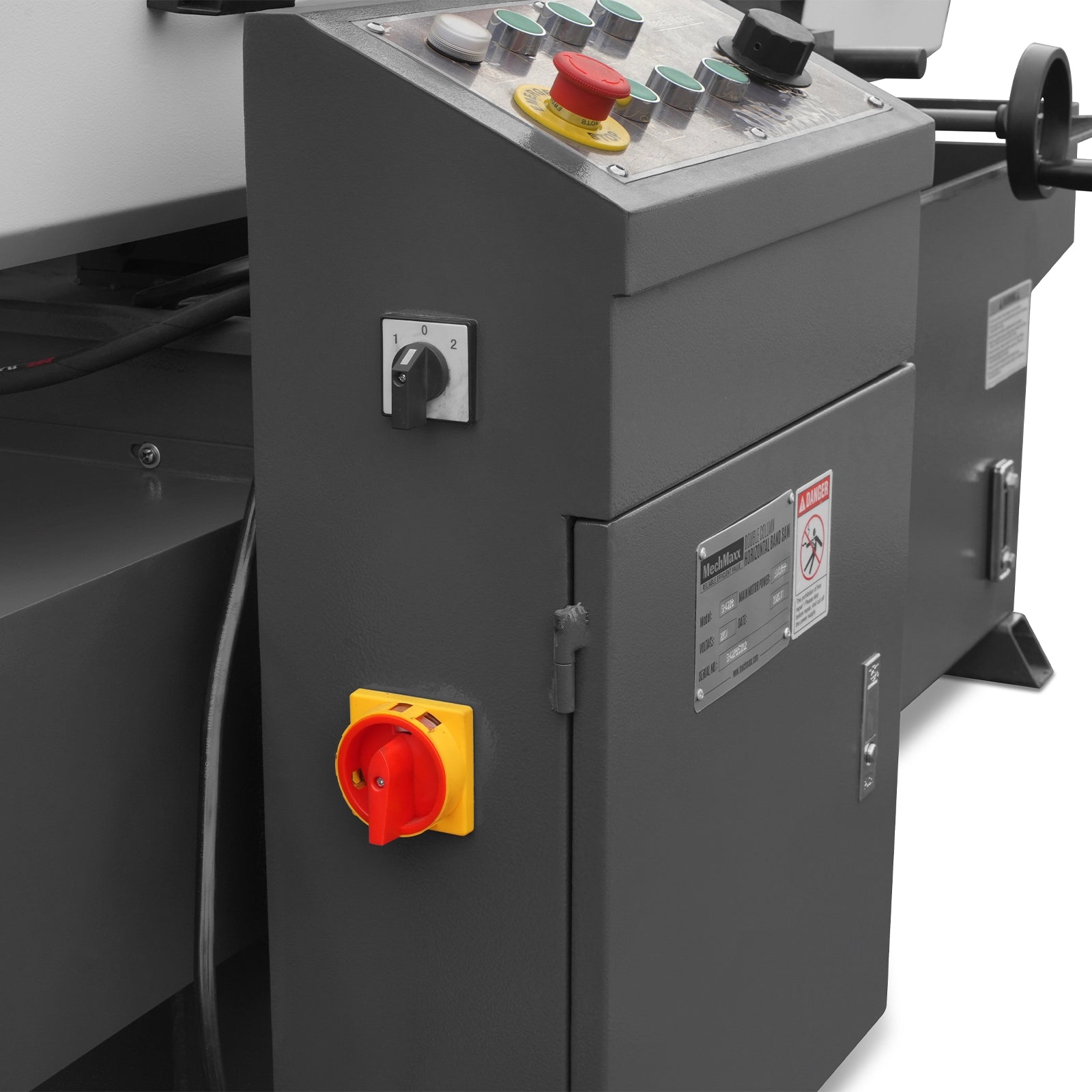 11" Double Column Horizontal Metal Cutting Band Saw, 3-Speed, Hydraulic Feed, 2.8kW Industrial Saw GH4228