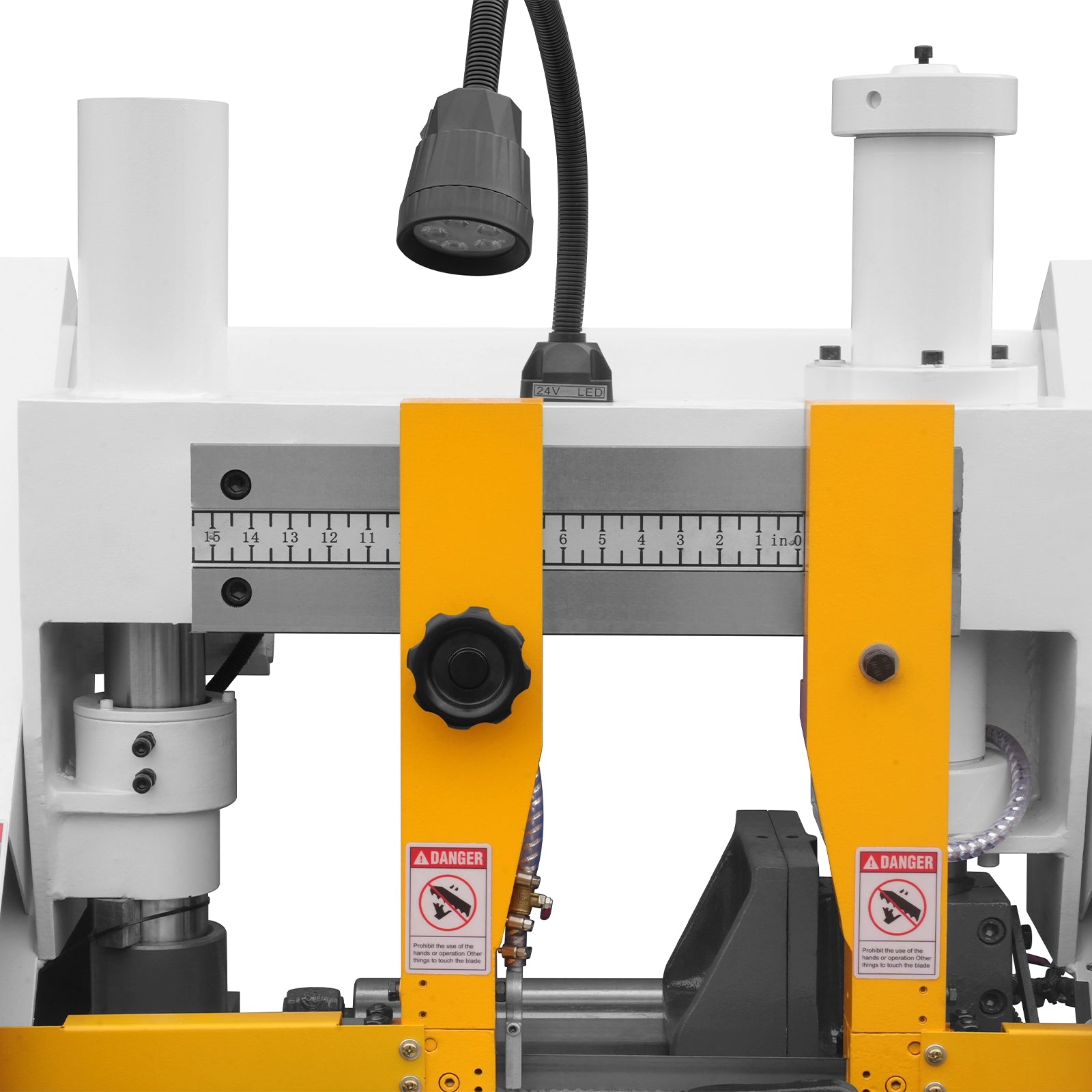 11" Double Column Horizontal Metal Cutting Band Saw, 3-Speed, Hydraulic Feed, 2.8kW Industrial Saw GH4228