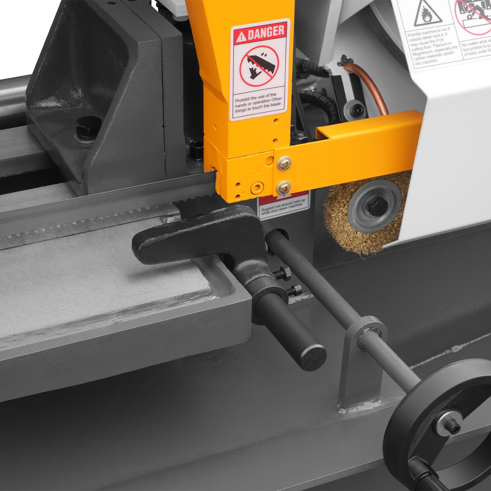 11" Double Column Horizontal Metal Cutting Band Saw, 3-Speed, Hydraulic Feed, 2.8kW Industrial Saw GH4228