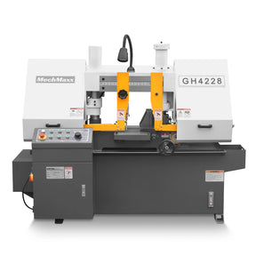 11" Double Column Horizontal Metal Cutting Band Saw, 3-Speed, Hydraulic Feed, 2.8kW Industrial Saw GH4228