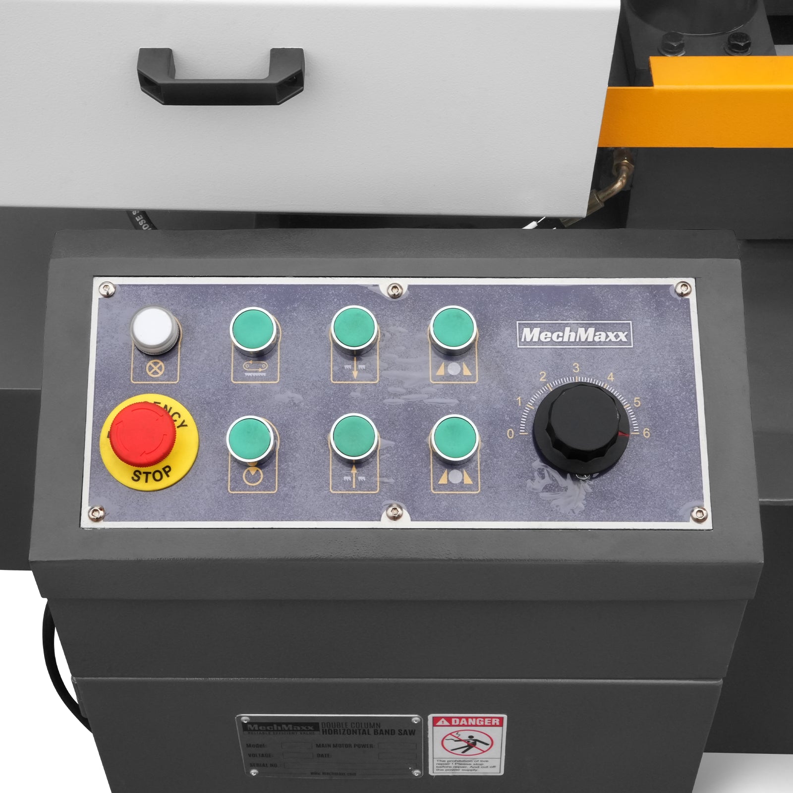 13" Double Column Horizontal Metal Cutting Band Saw | Hydraulic Feed | 3‑Speed | 2.2/2.8kW Industrial Metal Saw for Fabrication, Steel, Alloy, Carbon Steel GH4235