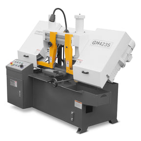 13" Double Column Horizontal Metal Cutting Band Saw | Hydraulic Feed | 3‑Speed | 2.2/2.8kW Industrial Metal Saw for Fabrication, Steel, Alloy, Carbon Steel GH4235