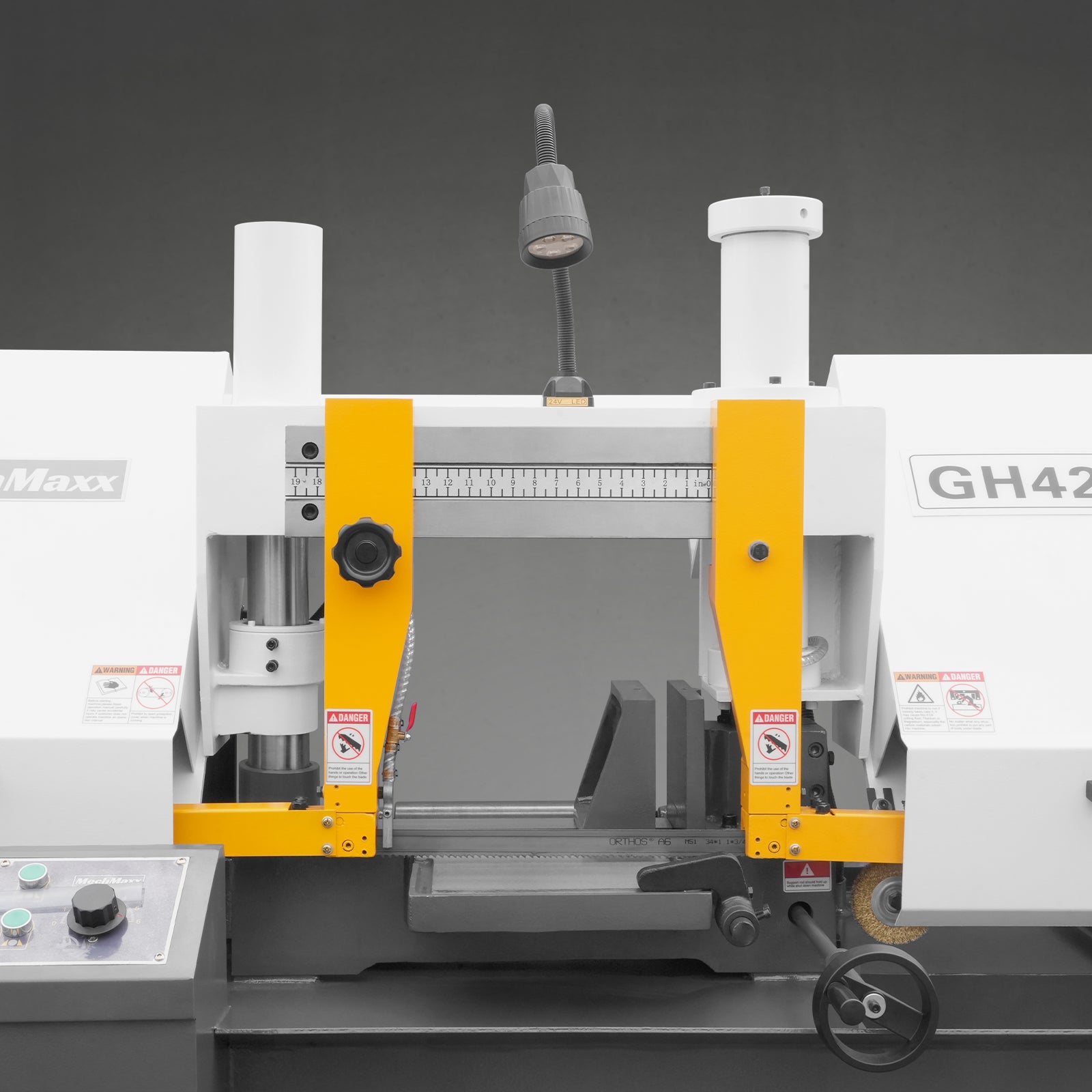 13" Double Column Horizontal Metal Cutting Band Saw | Hydraulic Feed | 3‑Speed | 2.2/2.8kW Industrial Metal Saw for Fabrication, Steel, Alloy, Carbon Steel GH4235
