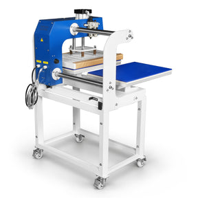 16x24 Inch Commercial Pneumatic Dual Platen Heat Press - Auto Lift Digital Sublimation Transfer Machine with AIRTAC Pneumatic Parts & Adjustable Pressure (110V 2.2HP)