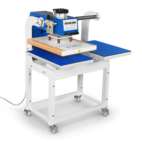 16x24 Inch Commercial Pneumatic Dual Platen Heat Press - Auto Lift Digital Sublimation Transfer Machine with AIRTAC Pneumatic Parts & Adjustable Pressure (110V 2.2HP)