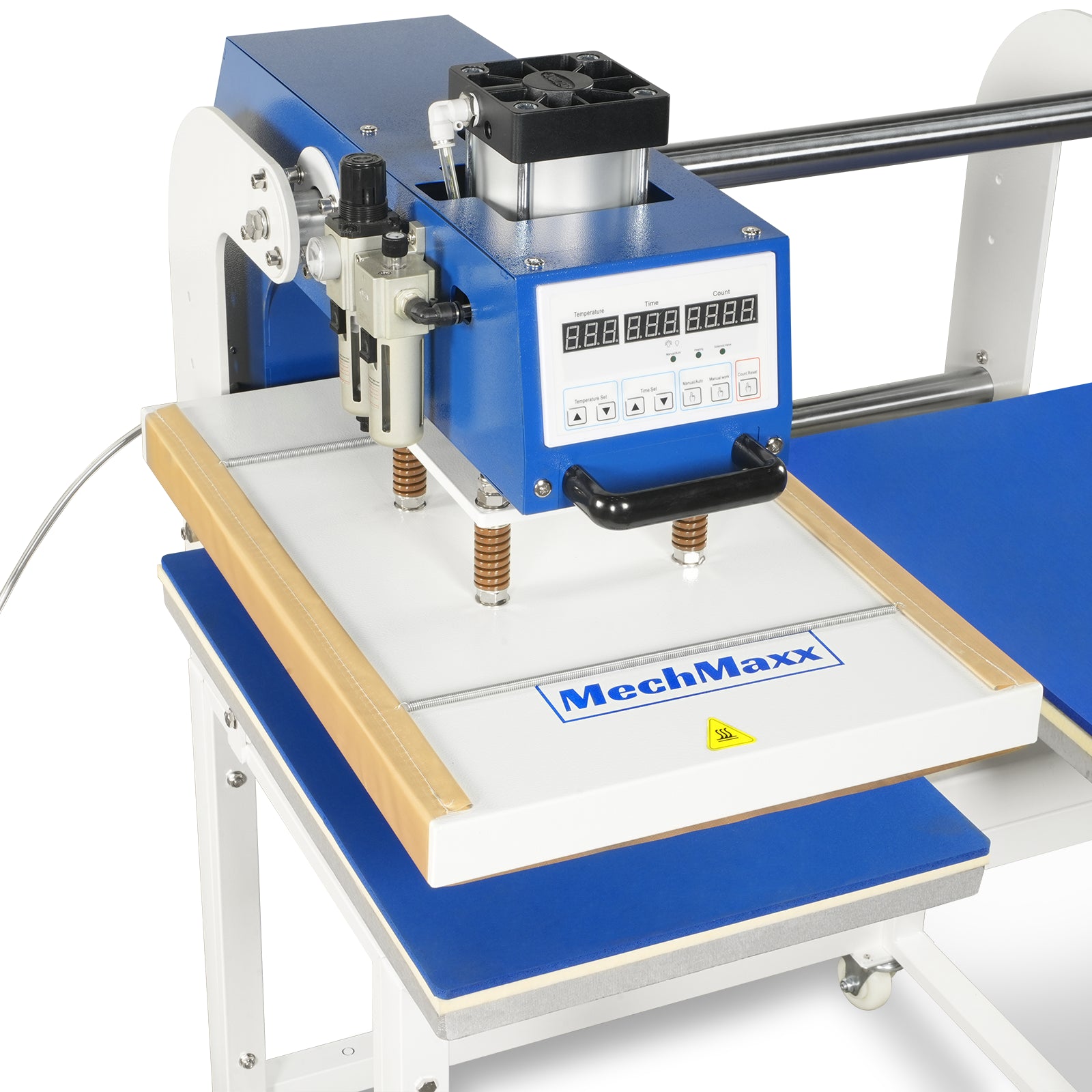 16x24 Inch Commercial Pneumatic Dual Platen Heat Press - Auto Lift Digital Sublimation Transfer Machine with AIRTAC Pneumatic Parts & Adjustable Pressure (110V 2.2HP)